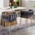 Living Room Chairs,Velvet Makeup Vanity Chair with Back Arm Modern Bedroom Accent Chair Elegant Comfy Single upholstered Chair with Gold Metal Legs(2 SET) Living Room Chairs,Velvet Makeup Vanity Chair with Back Arm Modern Bedroom Accent Chair Elegant Comfy Single upholstered Chair with Gold Metal Legs(2 SET)