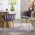 Living Room Chairs,Velvet Makeup Vanity Chair with Back Arm Modern Bedroom Accent Chair Elegant Comfy Single upholstered Chair with Gold Metal Legs(2 SET) Living Room Chairs,Velvet Makeup Vanity Chair with Back Arm Modern Bedroom Accent Chair Elegant Comfy Single upholstered Chair with Gold Metal Legs(2 SET)