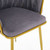 Living Room Chairs,Velvet Makeup Vanity Chair with Back Arm Modern Bedroom Accent Chair Elegant Comfy Single upholstered Chair with Gold Metal Legs(2 SET) Living Room Chairs,Velvet Makeup Vanity Chair with Back Arm Modern Bedroom Accent Chair Elegant Comfy Single upholstered Chair with Gold Metal Legs(2 SET)