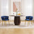 Living Room Chairs,Velvet Makeup Vanity Chair with Back Arm Modern Bedroom Accent Chair Elegant Comfy Single upholstered Chair with Gold Metal Legs(2 SET) Living Room Chairs,Velvet Makeup Vanity Chair with Back Arm Modern Bedroom Accent Chair Elegant Comfy Single upholstered Chair with Gold Metal Legs(2 SET)