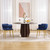 Living Room Chairs,Velvet Makeup Vanity Chair with Back Arm Modern Bedroom Accent Chair Elegant Comfy Single upholstered Chair with Gold Metal Legs(2 SET) Living Room Chairs,Velvet Makeup Vanity Chair with Back Arm Modern Bedroom Accent Chair Elegant Comfy Single upholstered Chair with Gold Metal Legs(2 SET)