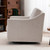 Large swivel chair, upholstered armchair, modern chair, skin-friendly gradient color linen fabric, comfortable to sit. Suitable for reception living room, beige Large swivel chair, upholstered armchair, modern chair, skin-friendly gradient color linen fabric, comfortable to sit. Suitable for reception living room, beige