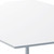 31.50"Modern Octagonal Coffee Table with MDF Table Top,Metal Base, for Dining Room, Kitchen, Living Room,White