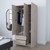 Three Door Armoire Clark, Bedroom, Light Gray Three Door Armoire Clark, Bedroom, Light Gray