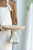 D10.5" x 7.5" Cake Stand, Wood Cake Plate with Magnesium Base D10.5" x 7.5" Cake Stand, Wood Cake Plate with Magnesium Base