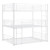 Full-Full-Full Metal Triple Bed with Built-in Ladder, Divided into Three Separate Beds,White(OLD SKU:LP000297AAK)