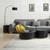 Set of 3 Black Marble Pattern Round Coffee Table side Table End Table Set for Living Room Fully Assembled Set of 3 Black Marble Pattern Round Coffee Table side Table End Table Set for Living Room Fully Assembled