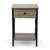Set of 2 Nightstand Industrial End Table with Drawer;  Storage Shelf and Metal Frame for Living Room;  Bedroom;  XH Set of 2 Nightstand Industrial End Table with Drawer;  Storage Shelf and Metal Frame for Living Room;  Bedroom;  XH