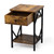 Set of 2 Nightstand Industrial End Table with Drawer;  Storage Shelf and Metal Frame for Living Room;  Bedroom;  XH Set of 2 Nightstand Industrial End Table with Drawer;  Storage Shelf and Metal Frame for Living Room;  Bedroom;  XH