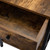Set of 2 Nightstand Industrial End Table with Drawer;  Storage Shelf and Metal Frame for Living Room;  Bedroom;  XH Set of 2 Nightstand Industrial End Table with Drawer;  Storage Shelf and Metal Frame for Living Room;  Bedroom;  XH
