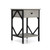 Set of 2 Nightstand Industrial End Table with Drawer;  Storage Shelf and Metal Frame for Living Room;  Bedroom;  XH Set of 2 Nightstand Industrial End Table with Drawer;  Storage Shelf and Metal Frame for Living Room;  Bedroom;  XH