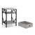 Set of 2 Nightstand Industrial End Table with Drawer;  Storage Shelf and Metal Frame for Living Room;  Bedroom;  XH Set of 2 Nightstand Industrial End Table with Drawer;  Storage Shelf and Metal Frame for Living Room;  Bedroom;  XH
