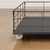 Queen Size Bed Frame with LED, 4 Under-bed Portable Storage Drawers, Wings Headboard Design, Light Grey Queen Size Bed Frame with LED, 4 Under-bed Portable Storage Drawers, Wings Headboard Design, Light Grey