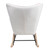 Rocking Chair, Mid Century Fabric Rocker Chair with Wood Legs and Patchwork Linen for Livingroom Bedroom Rocking Chair, Mid Century Fabric Rocker Chair with Wood Legs and Patchwork Linen for Livingroom Bedroom