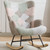 Modern Patchwork Accent Chair with Solid Wood Armrest and Feet, Mid-Century Modern Accent Sofa, Fabric Sofa Chair for Living Room Bedroom Studio, Comfy Side Armchair for Bed Modern Patchwork Accent Chair with Solid Wood Armrest and Feet, Mid-Century Modern Accent Sofa, Fabric Sofa Chair for Living Room Bedroom Studio, Comfy Side Armchair for Bed