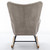 Modern Patchwork Accent Chair with Solid Wood Armrest and Feet, Mid-Century Modern Accent Sofa, Fabric Sofa Chair for Living Room Bedroom Studio, Comfy Side Armchair for Bed Modern Patchwork Accent Chair with Solid Wood Armrest and Feet, Mid-Century Modern Accent Sofa, Fabric Sofa Chair for Living Room Bedroom Studio, Comfy Side Armchair for Bed