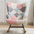 Modern Patchwork Accent Chair with Solid Wood Armrest and Feet, Mid-Century Modern Accent Sofa, Fabric Sofa Chair for Living Room Bedroom Studio, Comfy Side Armchair for Bed Modern Patchwork Accent Chair with Solid Wood Armrest and Feet, Mid-Century Modern Accent Sofa, Fabric Sofa Chair for Living Room Bedroom Studio, Comfy Side Armchair for Bed