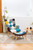 Modern Patchwork Accent Chair with Solid Wood Armrest and Feet, Mid-Century Modern Accent Sofa, Fabric Sofa Chair for Living Room Bedroom Studio, Comfy Side Armchair for Bed Modern Patchwork Accent Chair with Solid Wood Armrest and Feet, Mid-Century Modern Accent Sofa, Fabric Sofa Chair for Living Room Bedroom Studio, Comfy Side Armchair for Bed