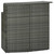 Patio Bar Table Gray 47.2"x21.7"x43.3" Poly Rattan Patio Bar Table Gray 47.2"x21.7"x43.3" Poly Rattan
