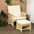 Outsunny Patio Furniture Set, Wood Outdoor Patio Chair with Ottoman, 2 Piece Cushioned Outdoor Lounge Chair, Sofa Chair with Footrest, Beige Outsunny Patio Furniture Set, Wood Outdoor Patio Chair with Ottoman, 2 Piece Cushioned Outdoor Lounge Chair, Sofa Chair with Footrest, Beige