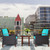 3 Pieces Patio Rattan Furniture Set with Washable Cushion and Acacia Wood Tabletop 3 Pieces Patio Rattan Furniture Set with Washable Cushion and Acacia Wood Tabletop