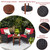 3 Pieces Patio Rattan Furniture Set with Washable Cushion and Acacia Wood Tabletop 3 Pieces Patio Rattan Furniture Set with Washable Cushion and Acacia Wood Tabletop