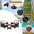3 Pieces Patio Rattan Furniture Set with Washable Cushion and Acacia Wood Tabletop 3 Pieces Patio Rattan Furniture Set with Washable Cushion and Acacia Wood Tabletop