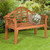49 Inch Eucalyptus Wood Outdoor Folding Bench with Backrest Armrest for Patio Garden 49 Inch Eucalyptus Wood Outdoor Folding Bench with Backrest Armrest for Patio Garden