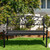 50 Inch Patio Park Steel Frame Cast Iron Backrest Bench Porch Chair 50 Inch Patio Park Steel Frame Cast Iron Backrest Bench Porch Chair