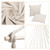 Hammock Chair Distinctive Cotton Canvas Hanging Rope Chair with Pillows Beige Hammock Chair Distinctive Cotton Canvas Hanging Rope Chair with Pillows Beige
