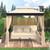 8.9 Ft. W x 5.9 Ft. D Outdoor Gazebo with Convertible Swing Bench;  Double Roof Soft Canopy Garden Backyard Gazebo with Mosquito Netting Suitable for Lawn;  Garden;  Backyard 8.9 Ft. W x 5.9 Ft. D Outdoor Gazebo with Convertible Swing Bench;  Double Roof Soft Canopy Garden Backyard Gazebo with Mosquito Netting Suitable for Lawn;  Garden;  Backyard