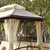 8.9 Ft. W x 5.9 Ft. D Outdoor Gazebo with Convertible Swing Bench;  Double Roof Soft Canopy Garden Backyard Gazebo with Mosquito Netting Suitable for Lawn;  Garden;  Backyard 8.9 Ft. W x 5.9 Ft. D Outdoor Gazebo with Convertible Swing Bench;  Double Roof Soft Canopy Garden Backyard Gazebo with Mosquito Netting Suitable for Lawn;  Garden;  Backyard