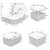 Outdoor Patio Furniture Set Daybed Sunbed with Retractable Canopy Conversation Set Wicker Furniture Sofa Set Outdoor Patio Furniture Set Daybed Sunbed with Retractable Canopy Conversation Set Wicker Furniture Sofa Set