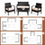 4 Pieces Patio Furniture Sets Rattan Chair Wicker Set Outdoor Bistro 4 Pieces Patio Furniture Sets Rattan Chair Wicker Set Outdoor Bistro