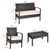 4 Pieces Patio Furniture Sets Rattan Chair Wicker Set Outdoor Bistro 4 Pieces Patio Furniture Sets Rattan Chair Wicker Set Outdoor Bistro