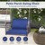 Single Person Hanging Seat with Seat and Back Cushions Single Person Hanging Seat with Seat and Back Cushions
