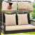 2-Person Outdoor Wicker Porch Swing with Seat and Back Cushions 2-Person Outdoor Wicker Porch Swing with Seat and Back Cushions
