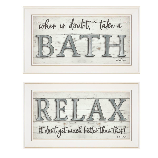 Trendy Decor 4U "Bath Relax" Framed Wall Art, Modern Home Decor Framed Print for Living Room, Bedroom & Farmhouse Wall Decoration by Susie Boyer Trendy Decor 4U "Bath Relax" Framed Wall Art, Modern Home Decor Framed Print for Living Room, Bedroom & Farmhouse Wall Decoration by Susie Boyer
