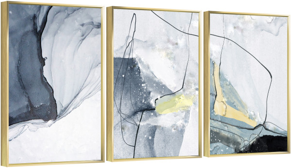 Framed Canvas Wall ArtOil Paintings Impressionism Aesthetic Prints Canvas Paintings for Living Room Bedroom Office Home; 3 Panels Framed Canvas Wall ArtOil Paintings Impressionism Aesthetic Prints Canvas Paintings for Living Room Bedroom Office Home; 3 Panels