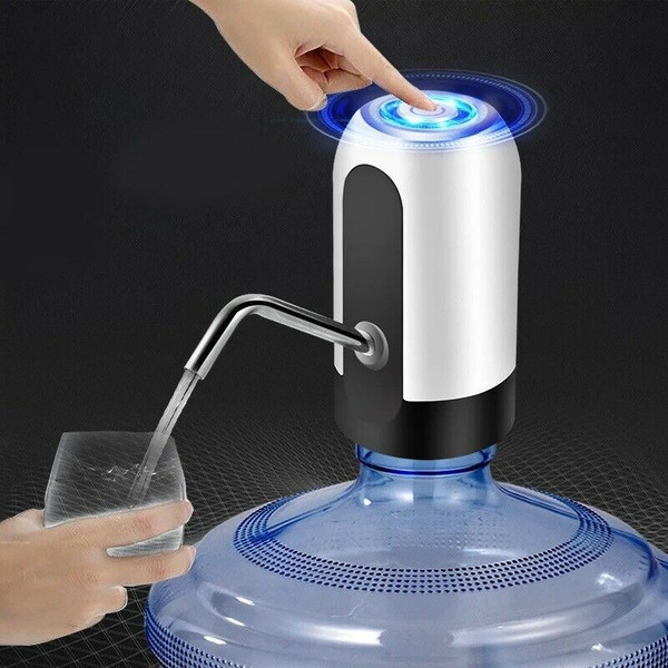 Water Bottle Switch Pump Electric Automatic Universal Dispenser 5 Gallon USB USB Water Pump Dispenser Automatic Drinking Water Bottle Pump 2/3/4/5 Gallon US XH Water Bottle Switch Pump Electric Automatic Universal Dispenser 5 Gallon USB USB Water Pump Dispenser Automatic Drinking Water Bottle Pump 2/3/4/5 Gallon US XH