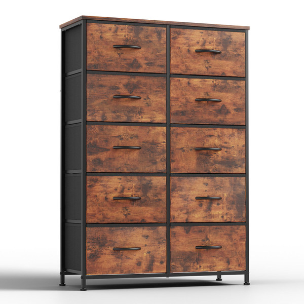sweetcrispy Dresser for Bedroom Storage Drawers, Fabric Storage Tower with 12 Drawers Sturdy Metal Frame sweetcrispy Dresser for Bedroom Storage Drawers, Fabric Storage Tower with 12 Drawers Sturdy Metal Frame