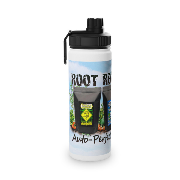 Stay Hydrated!  Stainless Steel Water Bottle w/ Sports Lid for Extreme Gardeners