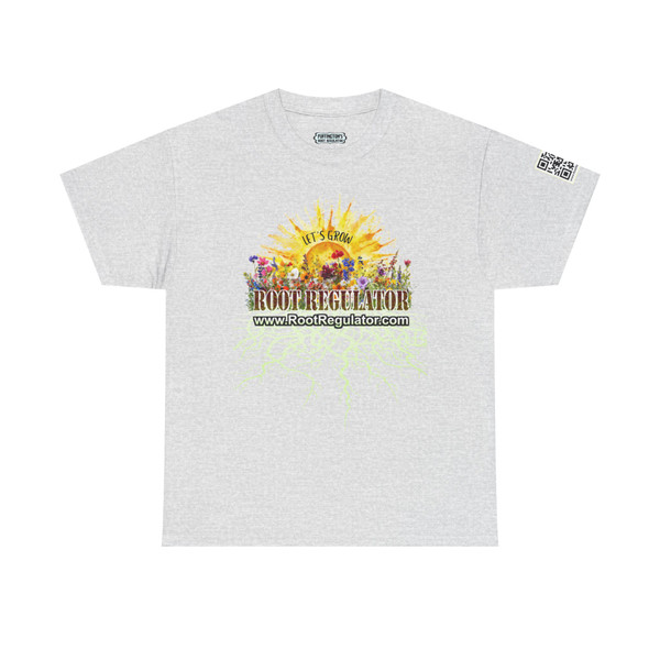 Let's Grow! Sunshine & Flowers Root Regulator Unisex Heavy Cotton Tee