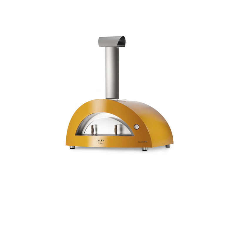 Alfa Ovens Wood Pellet Allegro Outdoor Pizza Oven Yellow FXALLE-LGIA-T