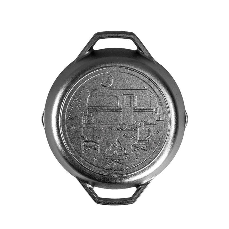 Lodge Wanderlust Cast Iron Camper Pan - Thumbnail 2