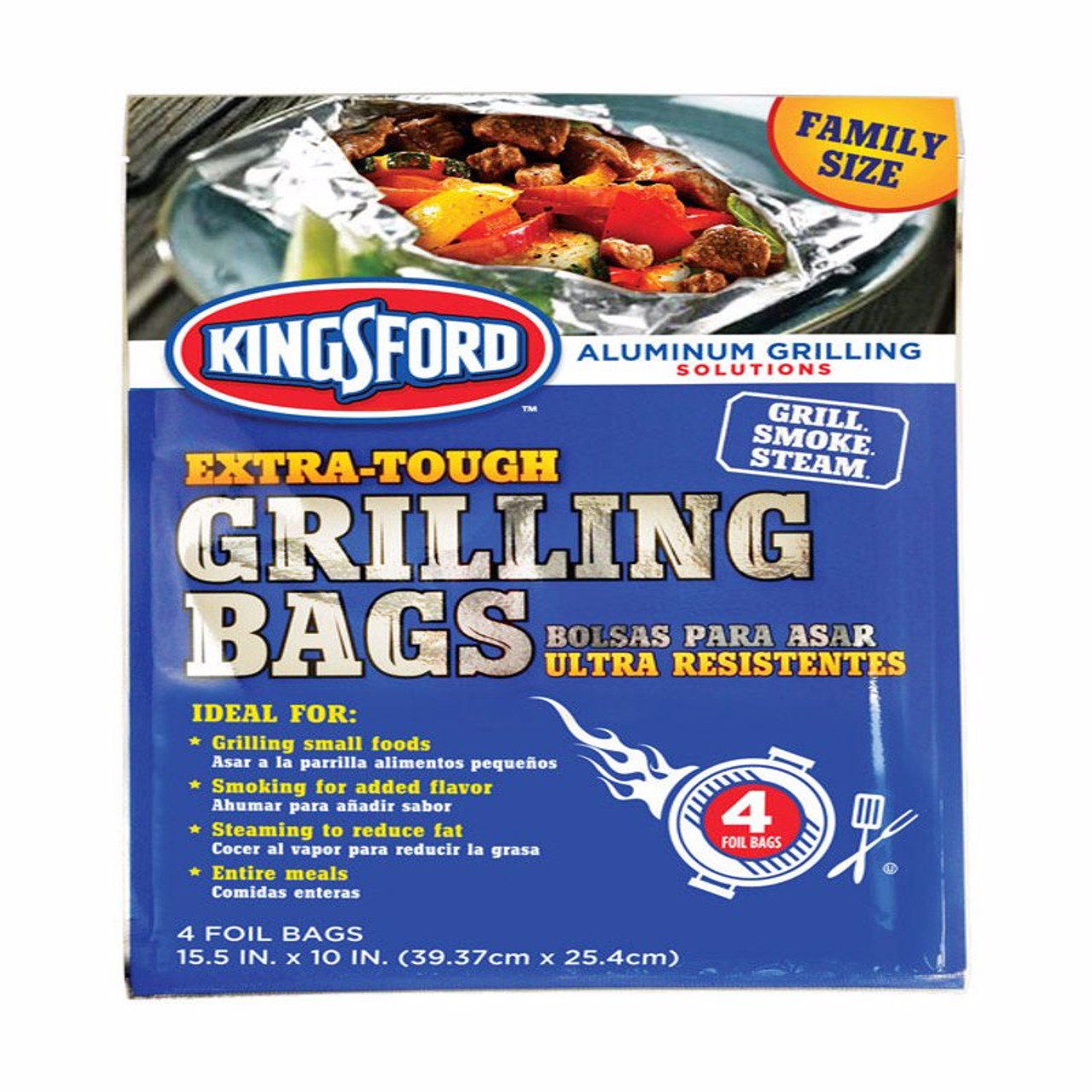 Kingsford Grilling Foil, Aluminum, Non Stick, Heavy Duty