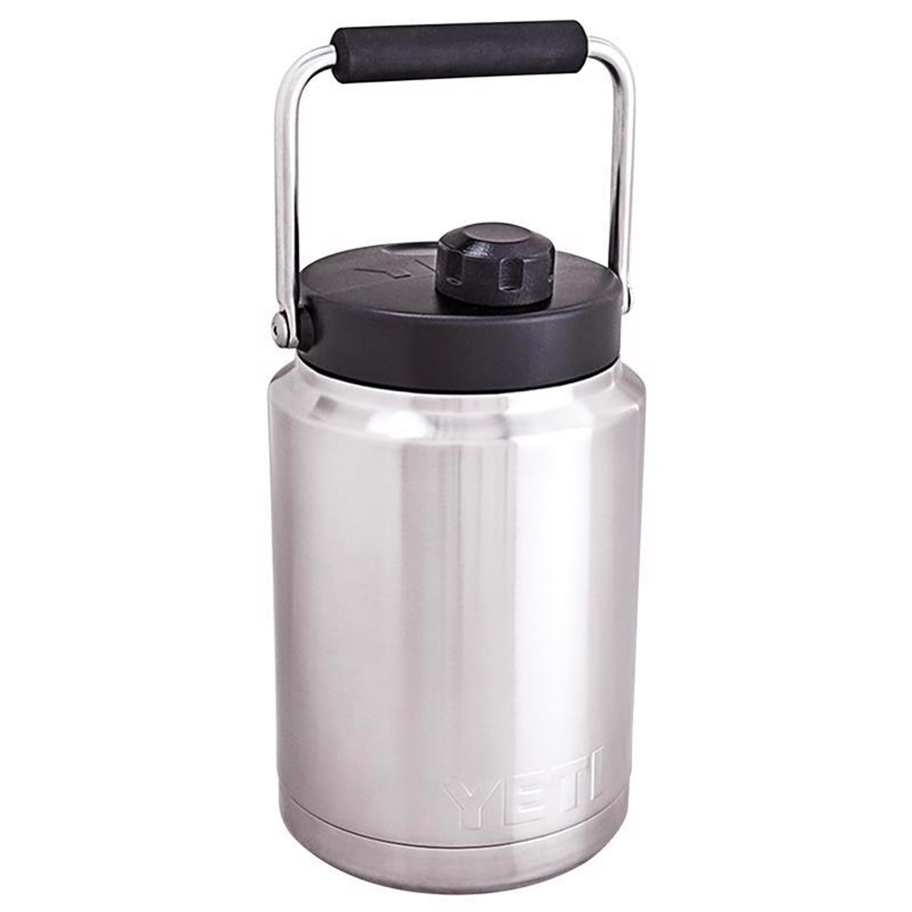 Yeti one gallon jug compared to half gallon jug and 64 oz Rambler