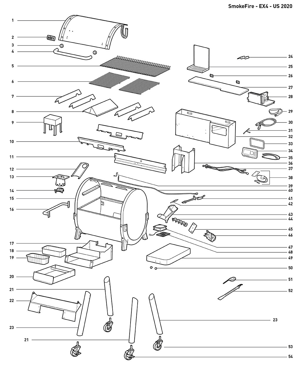 Weber 68954 SmokeFire Thermocouple Bracket - Essential Replacement Part ...
