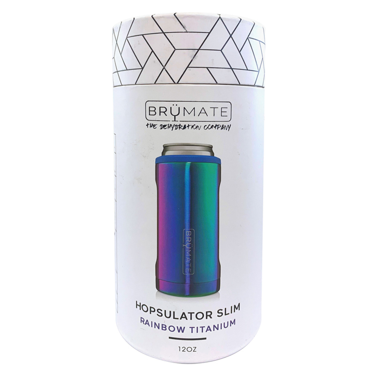 Promo BruMate Hopsulator Rainbow Titanium Slim Can Coolers (12 Oz.)
