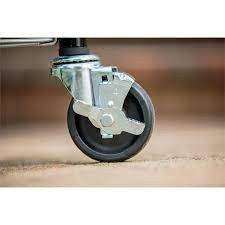 Weber Caster Frame Assembly - Genesis Silver A (60380) | Friendly Fires